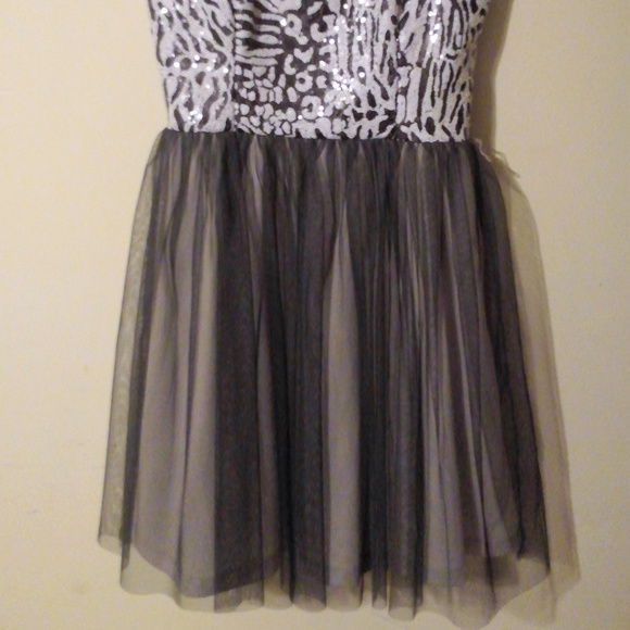 Delia's Strapless Animal Print Sequin Dress - Picture 2 of 7